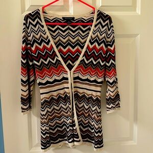 White House/Black Market S tunic length cardigan